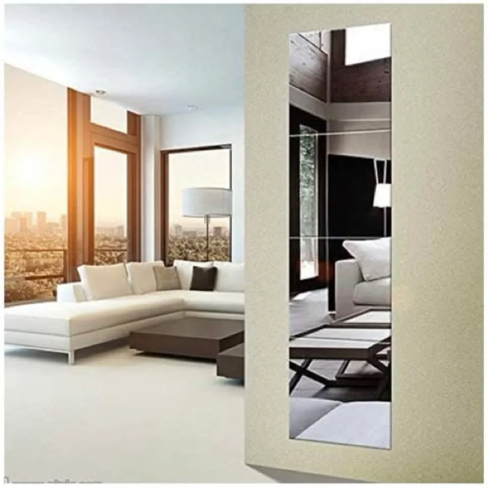 Modern White Wall Mirror Set